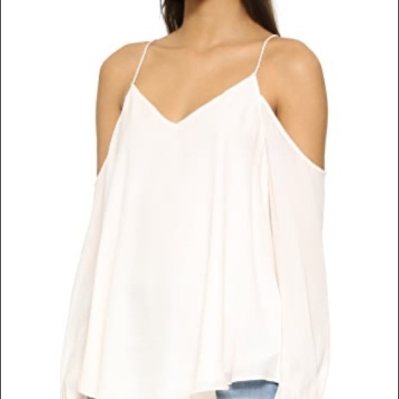 HAUTE Hippie Cold-Shoulder Blouse NWT Size Medium - Picture 2 of 9